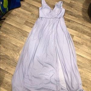 Azazie light purple long dress size 12